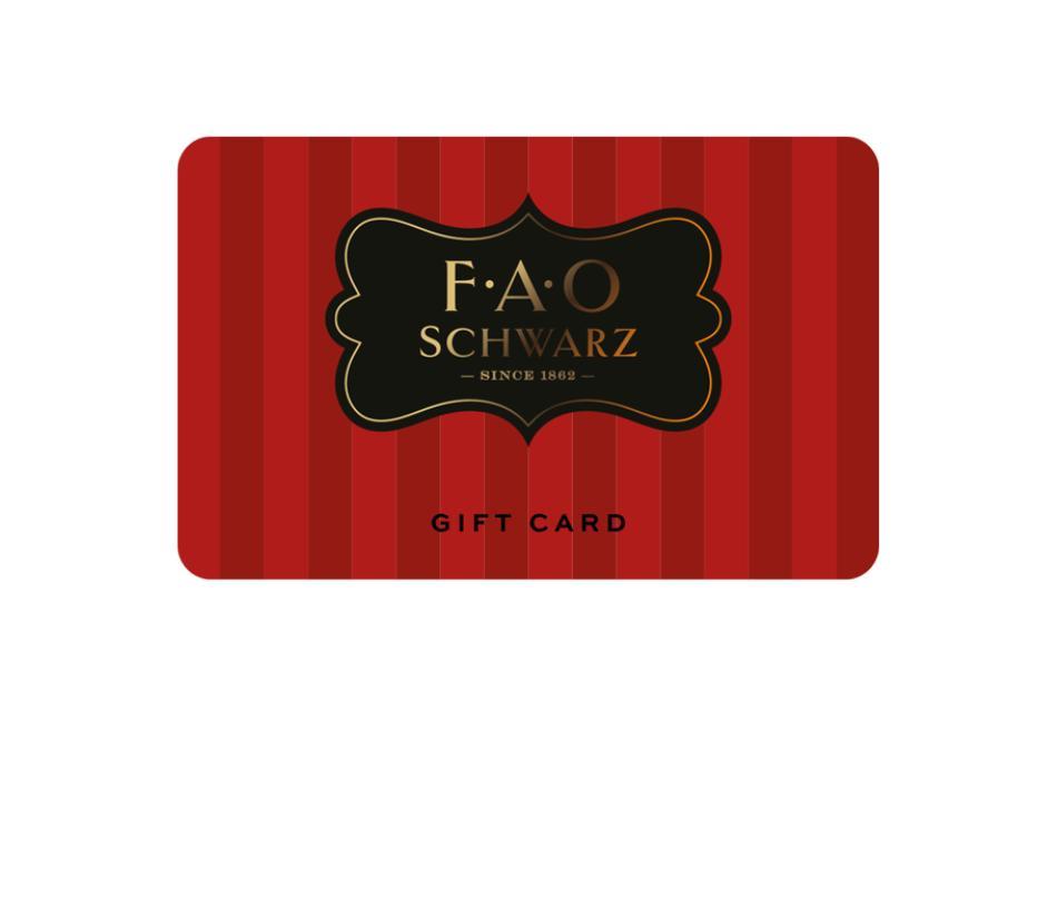 Gift Card utilizzabile presso il Punto vendita FAO Schwarz di Milano su www.faoschwarz.it