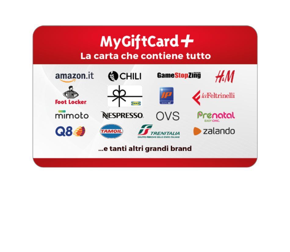 Gift card convertibile sul sito www.mygiftcard.it per l'acquisto di Gift Card