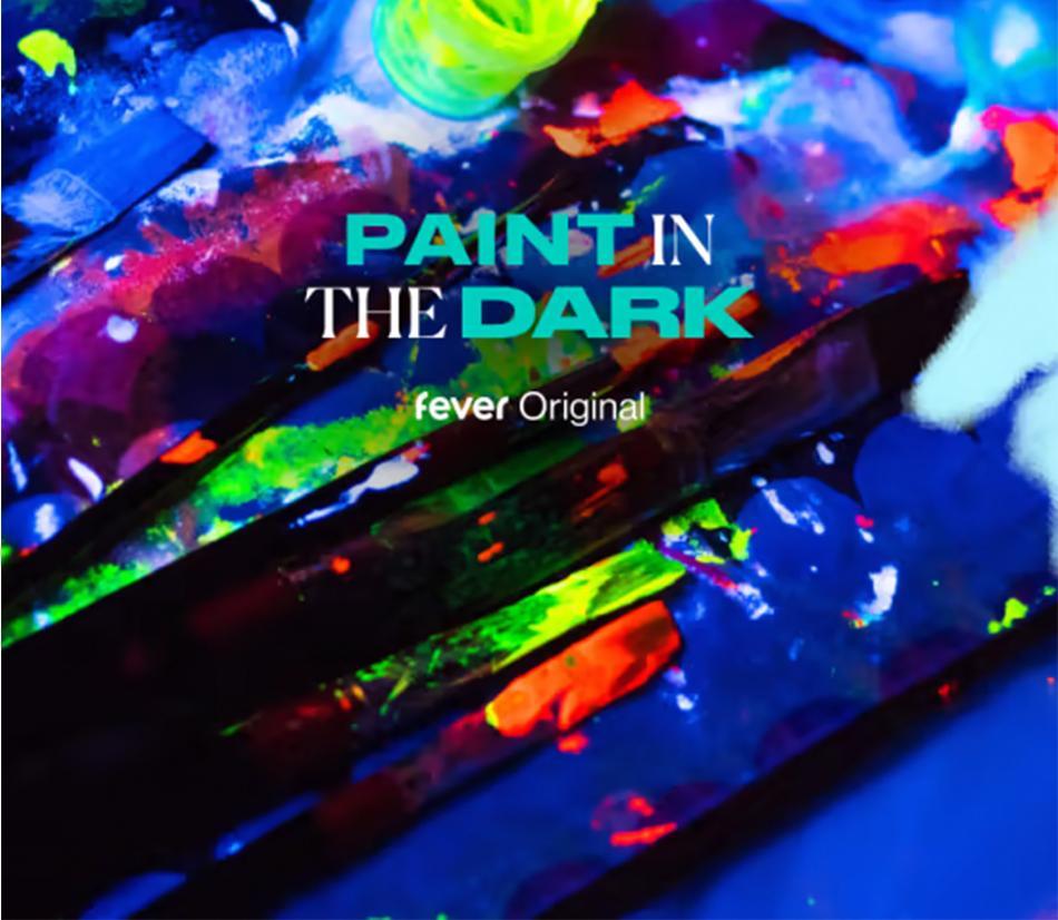 Paint in the Dark: laboratorio di pittura al buio con drink