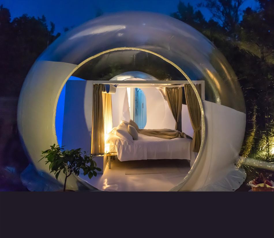 Regala una fantastica notte sotto le stelle nei migliori Bubble Hotel in Italia