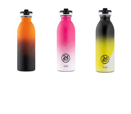 Sport Bottle in acciaio inossidabile con cannuccia - Colori e formati assortiti